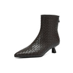 Milano Woven Ankle Boots