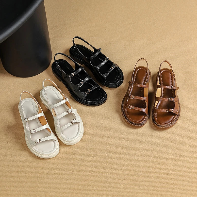 Noera Leather Sandals