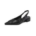 Palermo Pleat Slingback Heels