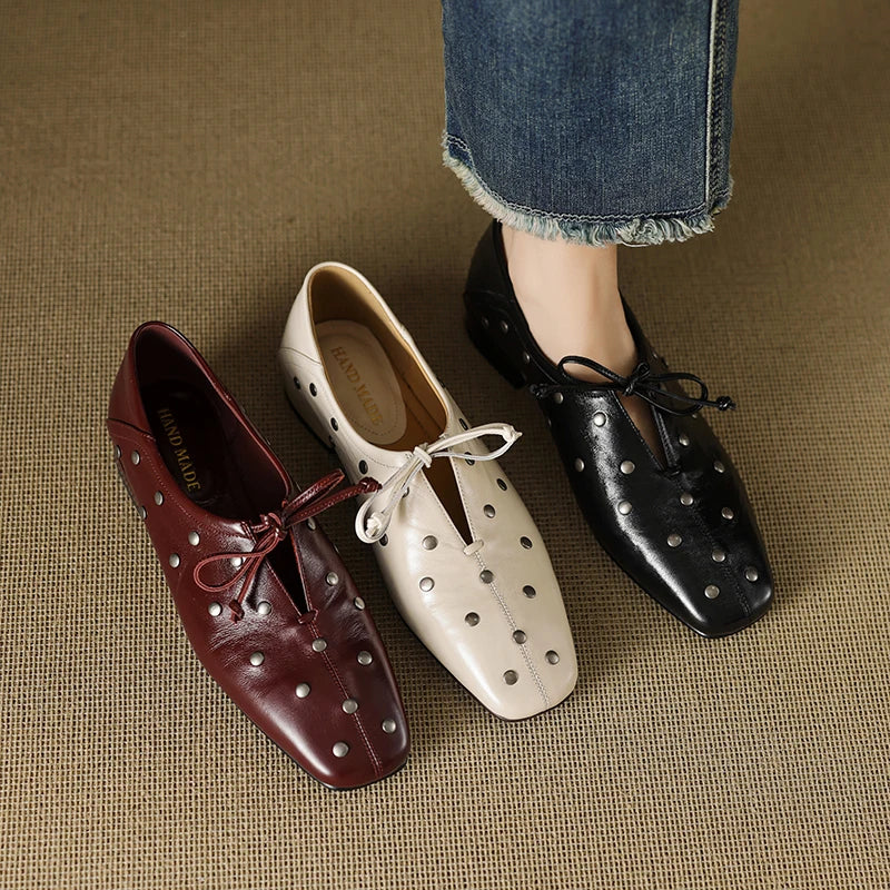 Marquela Studded Loafers