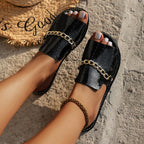 Sophia Croc Skin Sandals