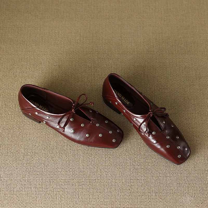 Marquela Studded Loafers
