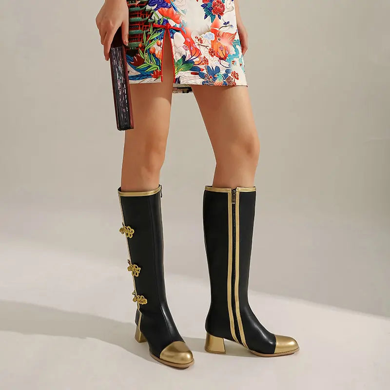Golden Crest Boots