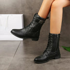 Mallory Lace-Up Combat Boots