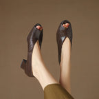 Ballerines en cuir véritable Arlena