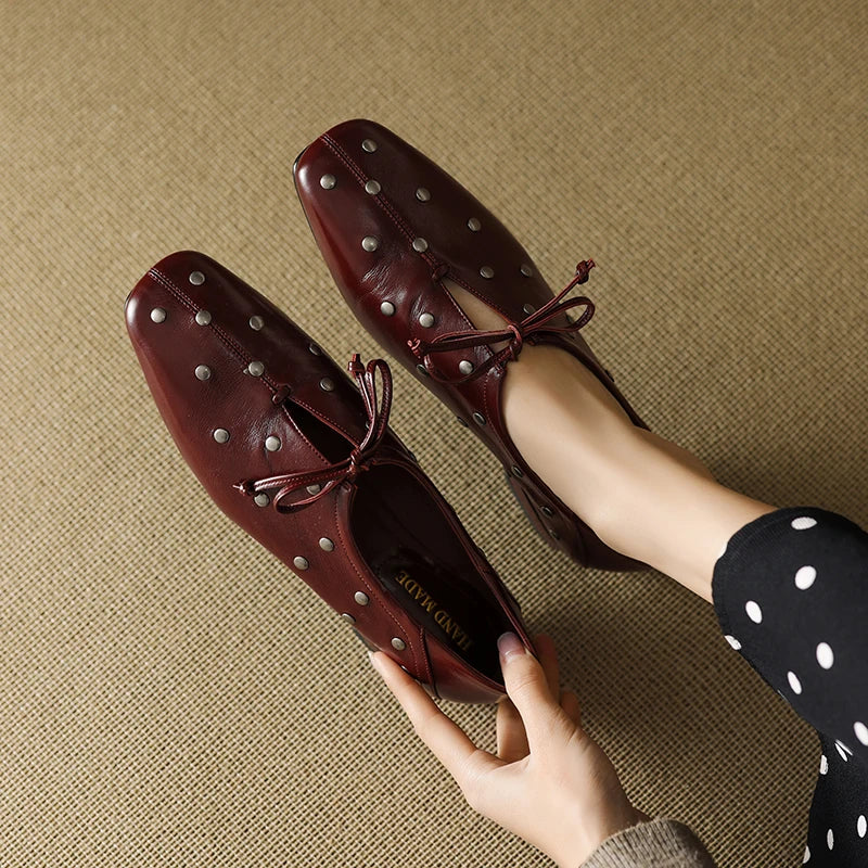 Marquela Studded Loafers