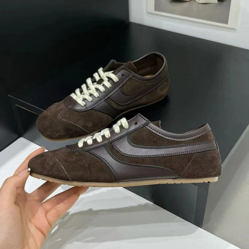 Strada Leather Sneakers