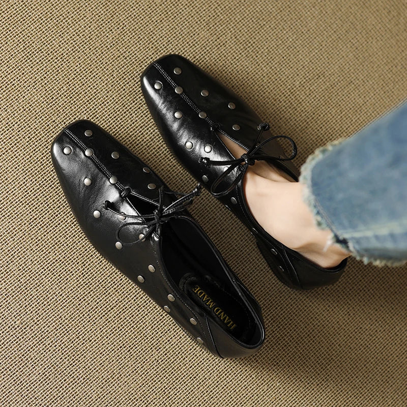 Marquela Studded Loafers
