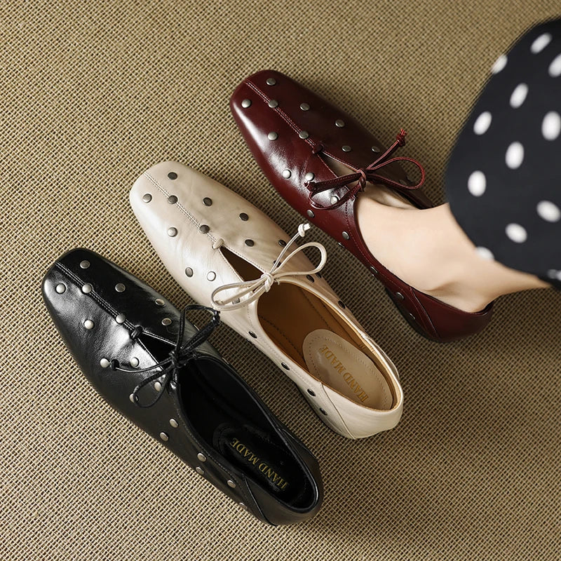 Marquela Studded Loafers