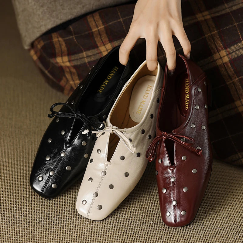 Marquela Studded Loafers