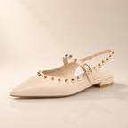 Simone Studded Slingback Flats