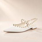 Simone Studded Slingback Flats
