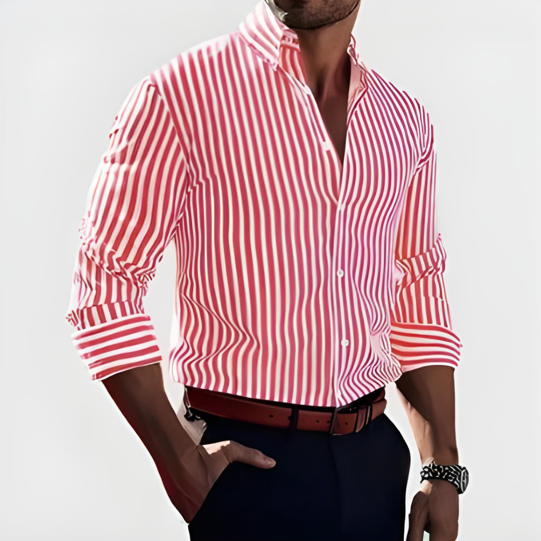 Bernardo Torres Striped Shirt