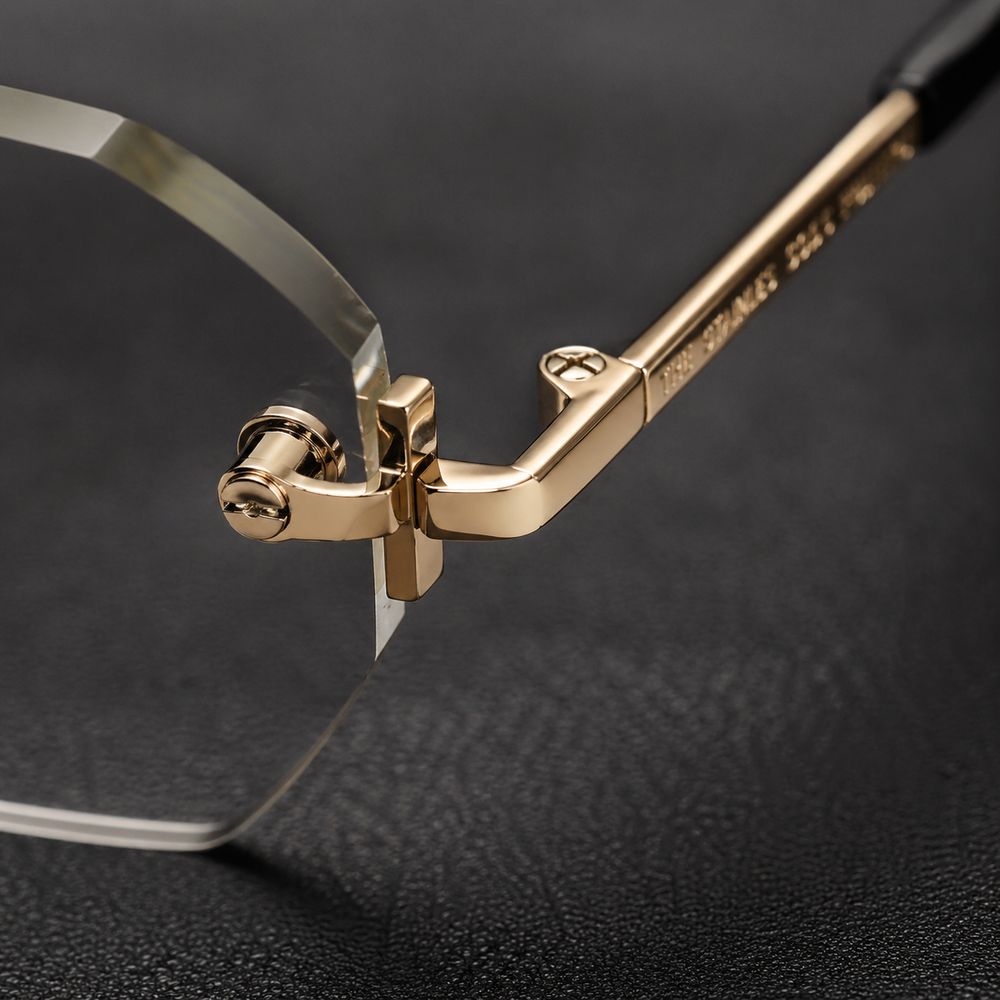 Polygon Rimless Sunglasses