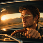 Polygon Rimless Sunglasses