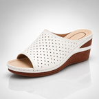 Thea Open-Toe Wedge Sandals