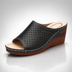 Thea Open-Toe Wedge Sandals
