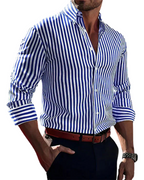 Bernardo Torres Striped Shirt