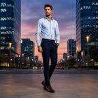 ZURIN Waffle Textured Casual Pants