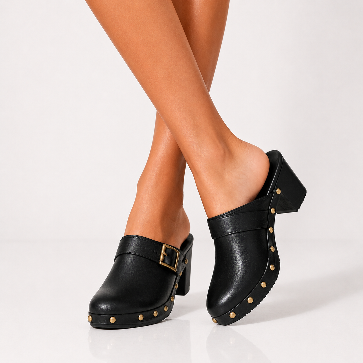 Brigitte Studded Mules