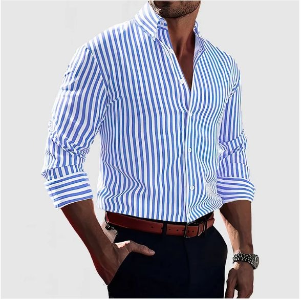 Bernardo Torres Striped Shirt