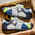 Atlas Racer Sneaker in Blue - Side Profile