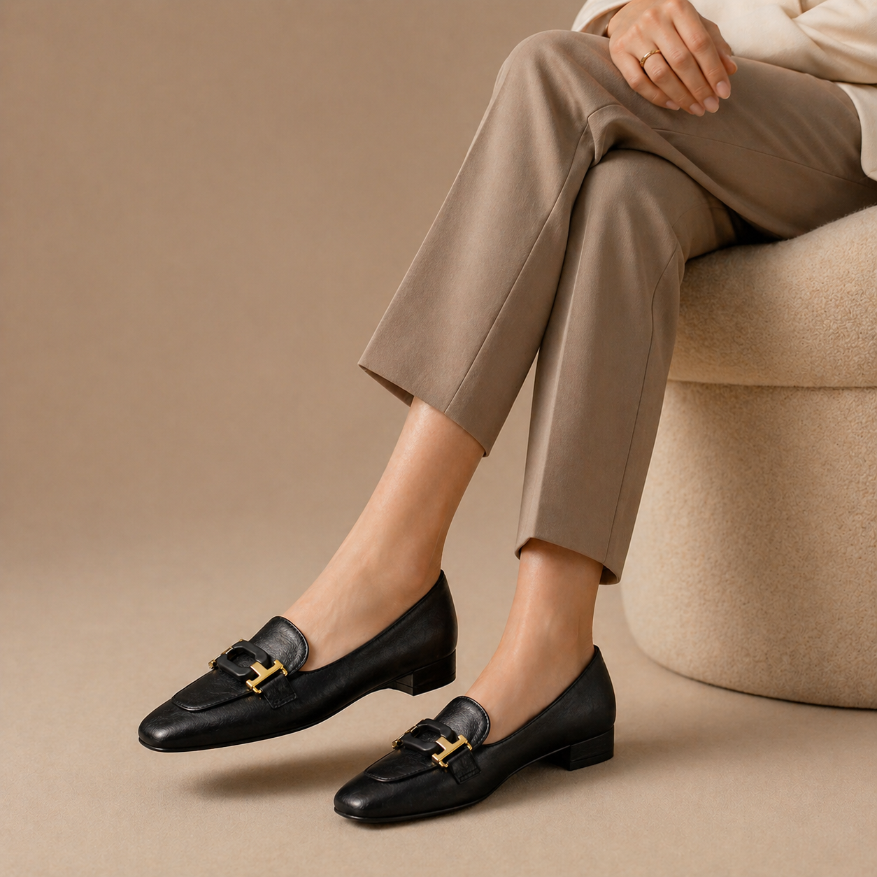 Colette Buckle Loafers