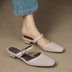 Neola Genuine Leather Mules