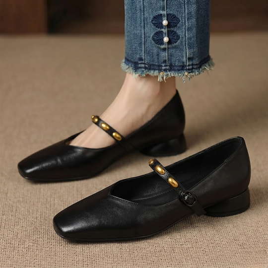 Zera Genuine Leather Flats - Image 13 of 19