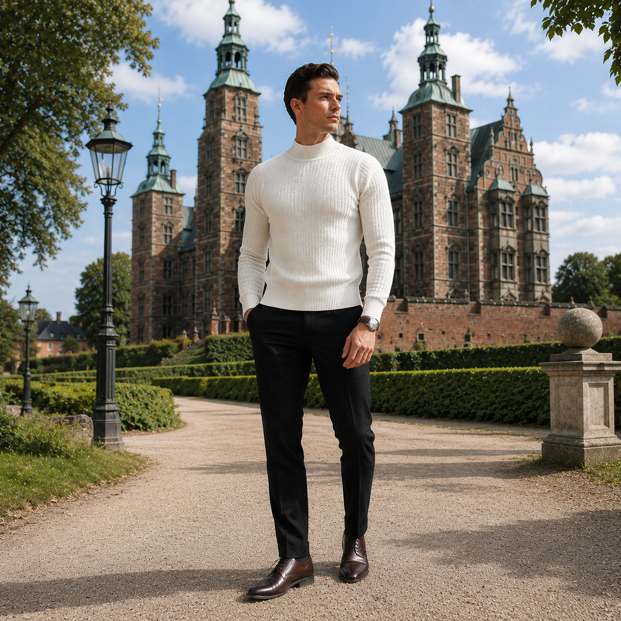 CILO Premium Knit Mock Neck Sweatshirt
