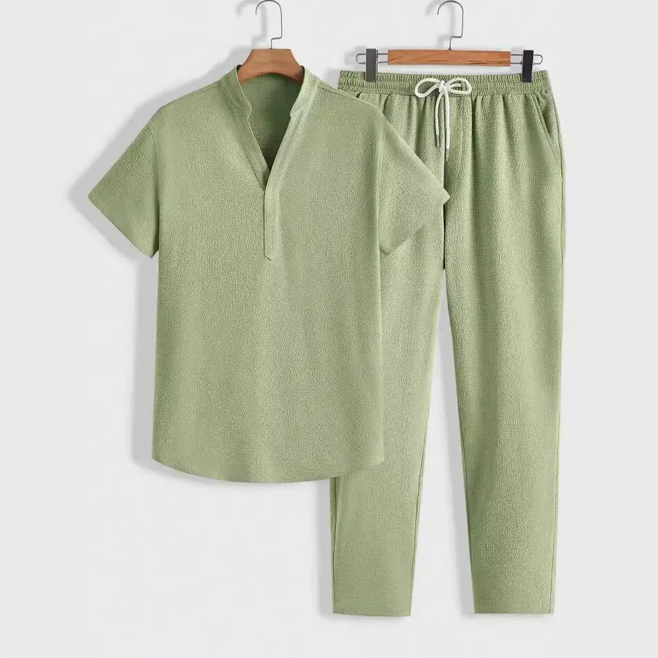 Daniel Premium Melange Knit Summer Set