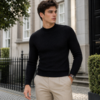CILO Premium Knit Mock Neck Sweatshirt