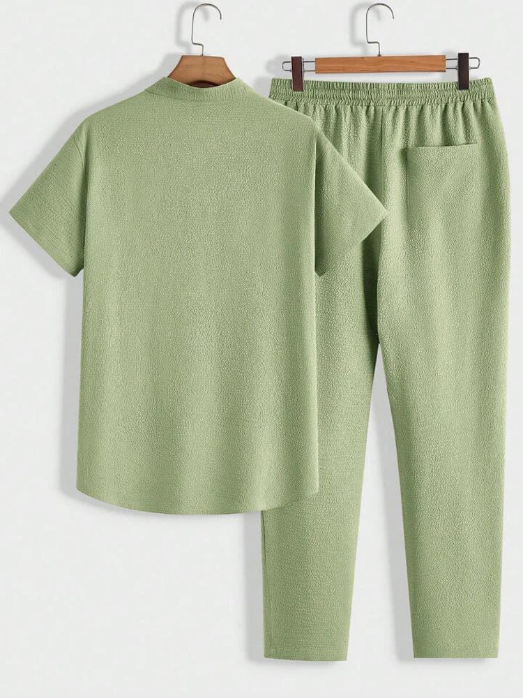 Daniel Premium Melange Knit Summer Set