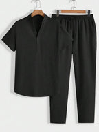 Daniel Premium Melange Knit Summer Set