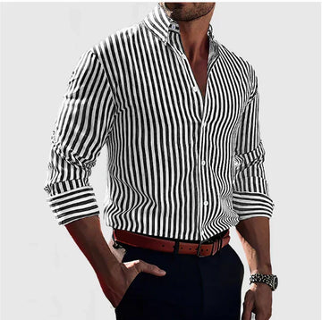Bernardo Torres Striped Shirt