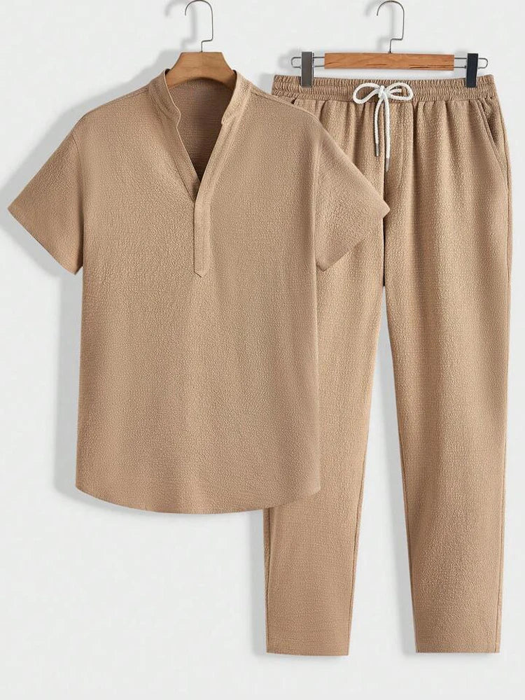 Daniel Premium Melange Knit Summer Set
