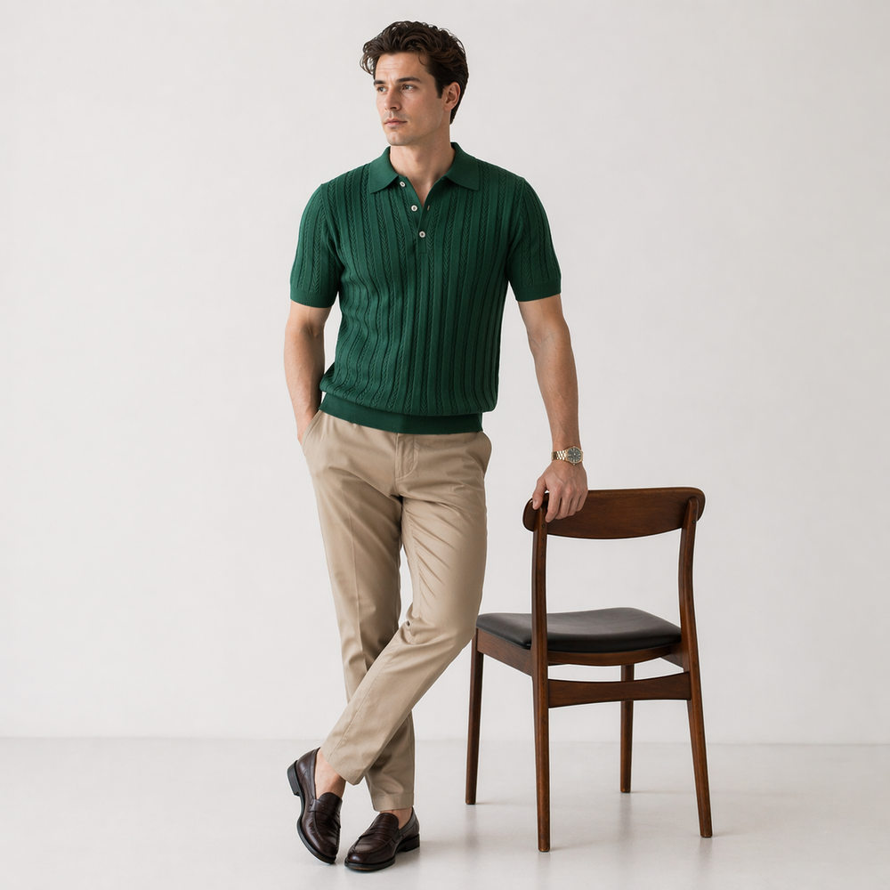 Rafael Premium Knit Polo