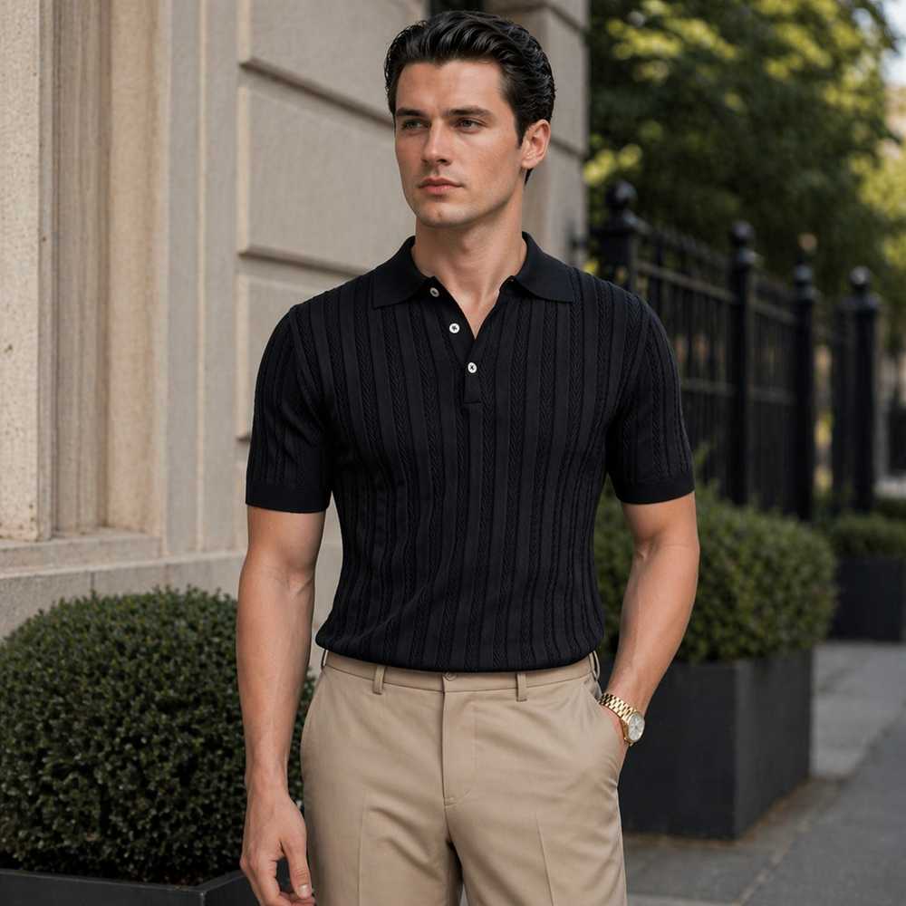 Rafael Premium Knit Polo