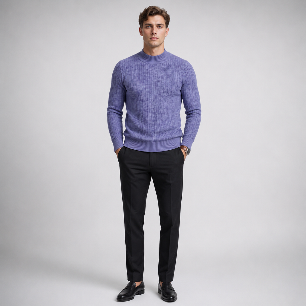 CILO Premium Knit Mock Neck Sweatshirt