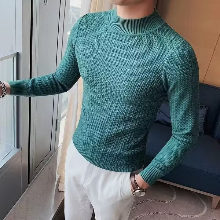 CILO Premium Knit Mock Neck Sweatshirt