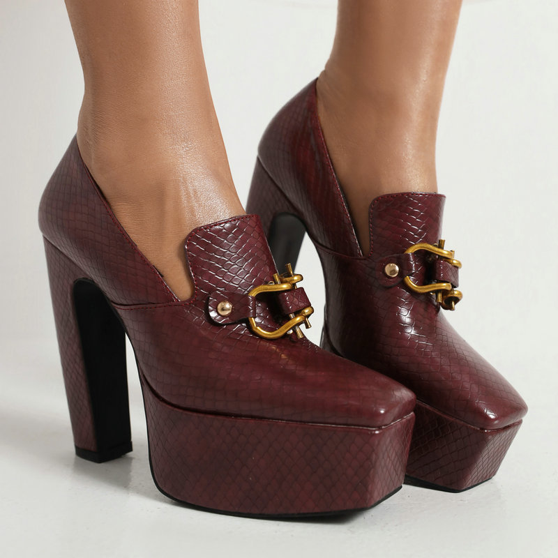 Milano Bit Platform Heels