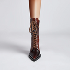 Westline Lace-Up Leather Boots